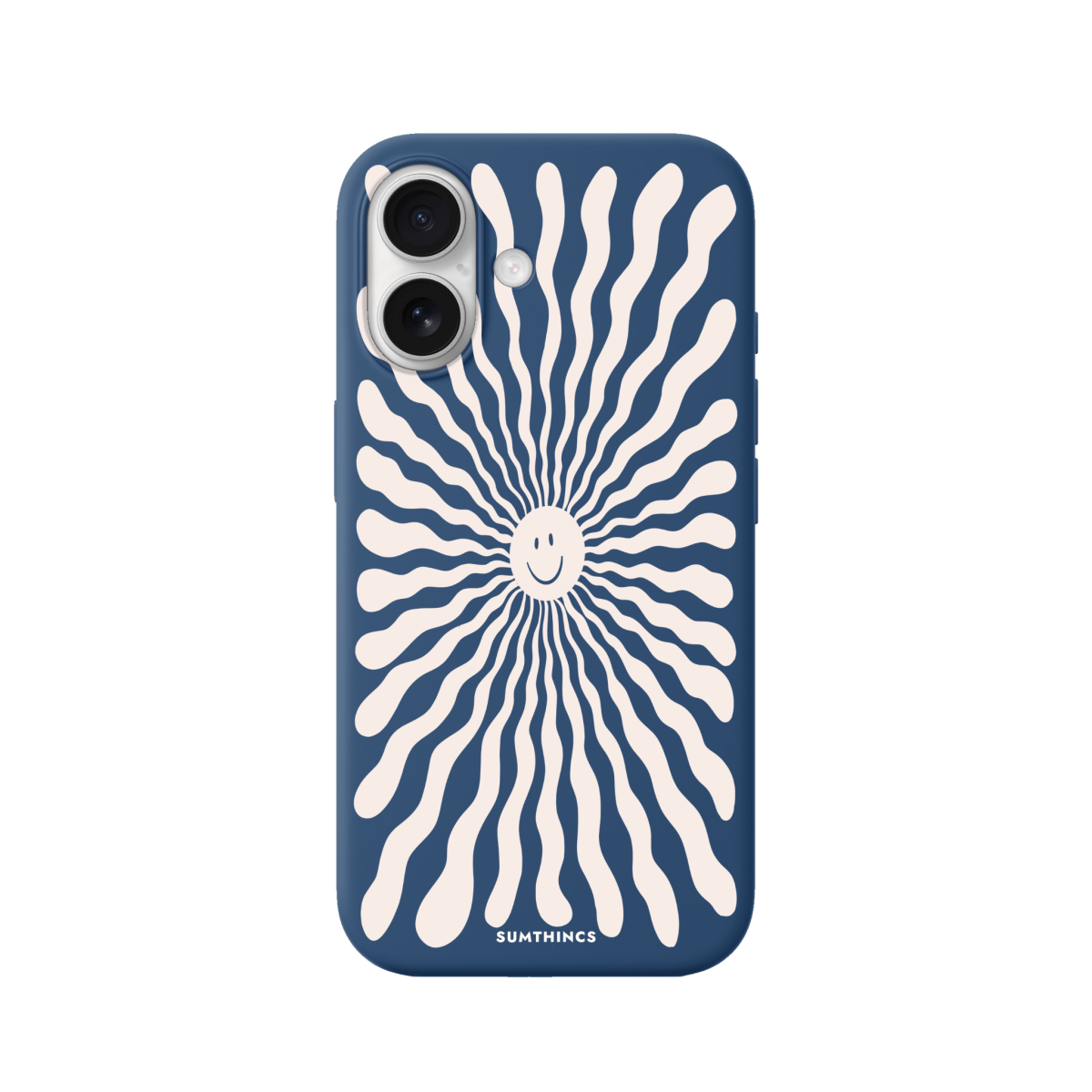 iPhone 17 Happy Little Sun Premium Telefon Kılıfı Pasifik Mavi - SUMTHINCS