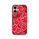 iPhone 17 Hearts Premium Telefon Kılıfı Kırmızı - SUMTHINCS