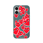 iPhone 17 Hearts Premium Telefon Kılıfı Kaktüs Yeşili - SUMTHINCS