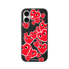 iPhone 17 Hearts Premium Telefon Kılıfı Siyah - SUMTHINCS