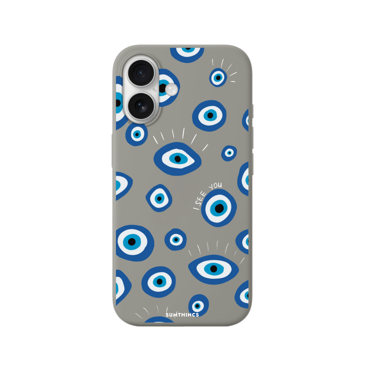 iPhone 17 I See You Premium Telefon Kılıfı Gri - SUMTHINCS