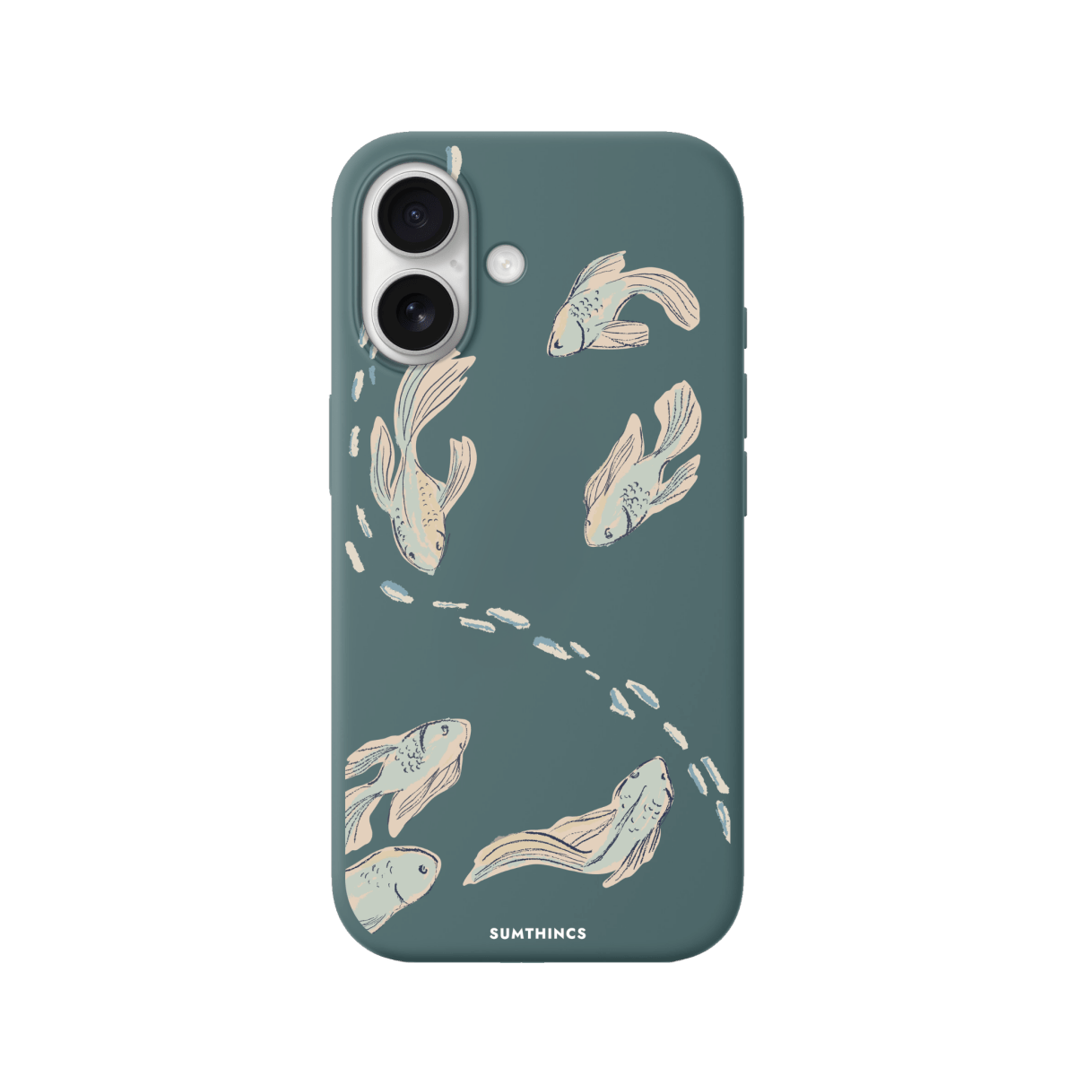 iPhone 17 Koi Fish Premium Telefon Kılıfı Kaktüs Yeşili - SUMTHINCS