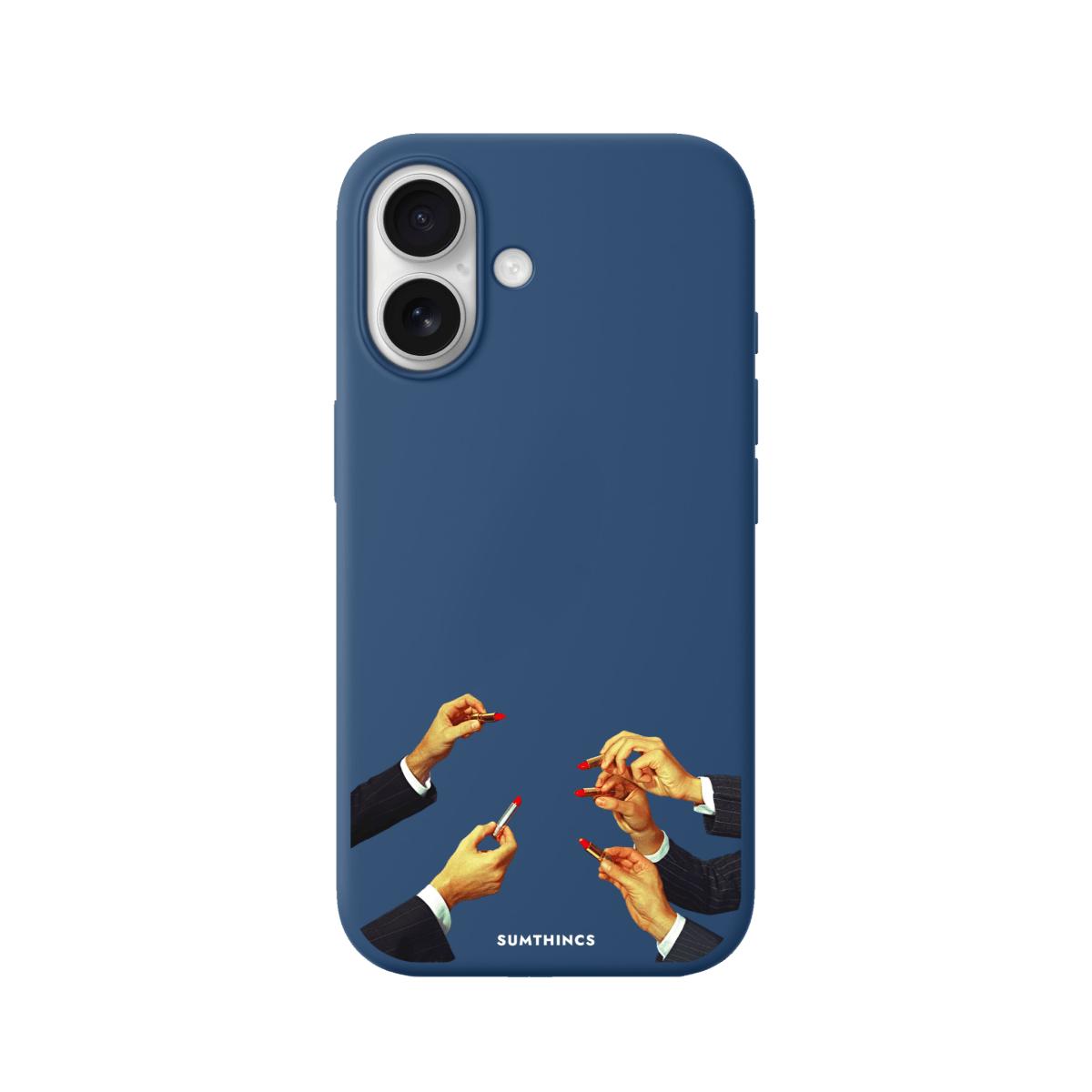 iPhone 17 Lipstick Premium Telefon Kılıfı Pasifik Mavi - SUMTHINCS