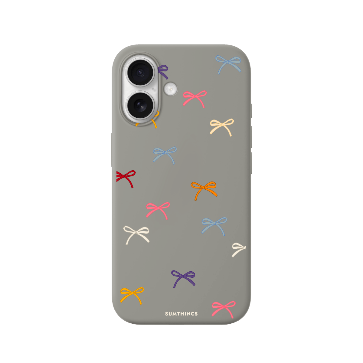 iPhone 17 Little Bows Premium Telefon Kılıfı Pasifik Mavi - SUMTHINCS