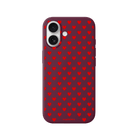 iPhone 17 Little Hearts Premium Telefon Kılıfı Bordo - SUMTHINCS