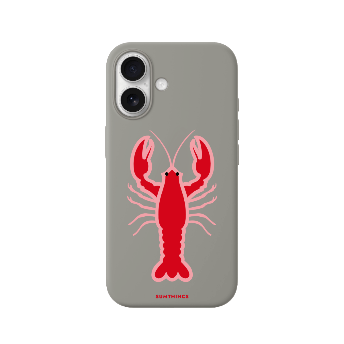 iPhone 17 Lobster Premium Telefon Kılıfı Gri - SUMTHINCS