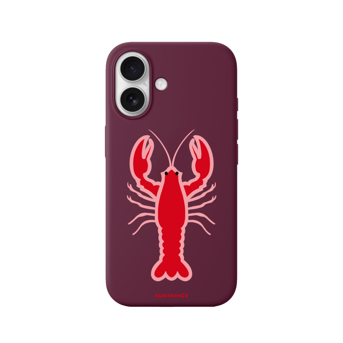 iPhone 17 Lobster Premium Telefon Kılıfı Bordo - SUMTHINCS