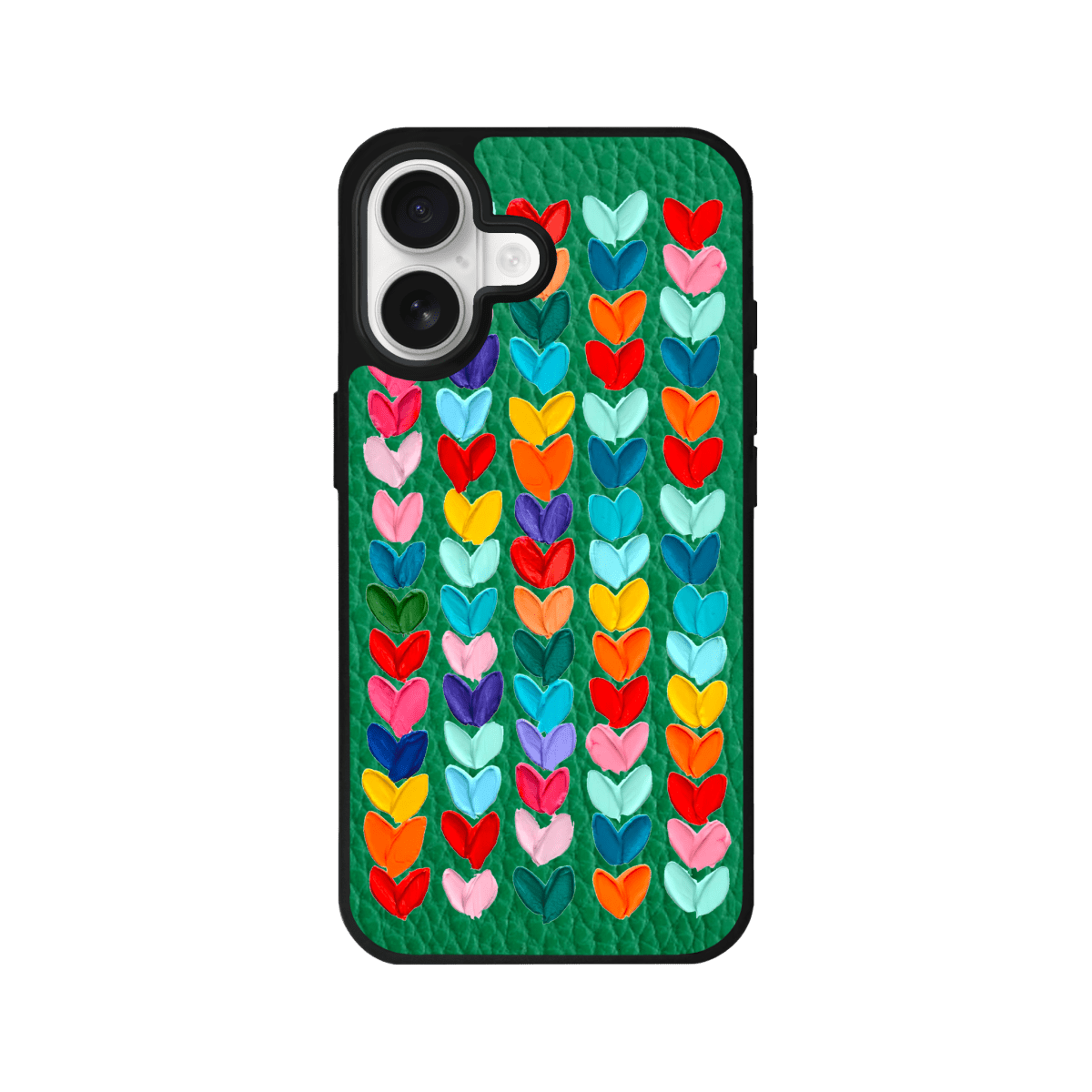 iPhone 17 Lovestorm Leather Vegan Deri Telefon Kılıfı Yeşil - SUMTHINCS