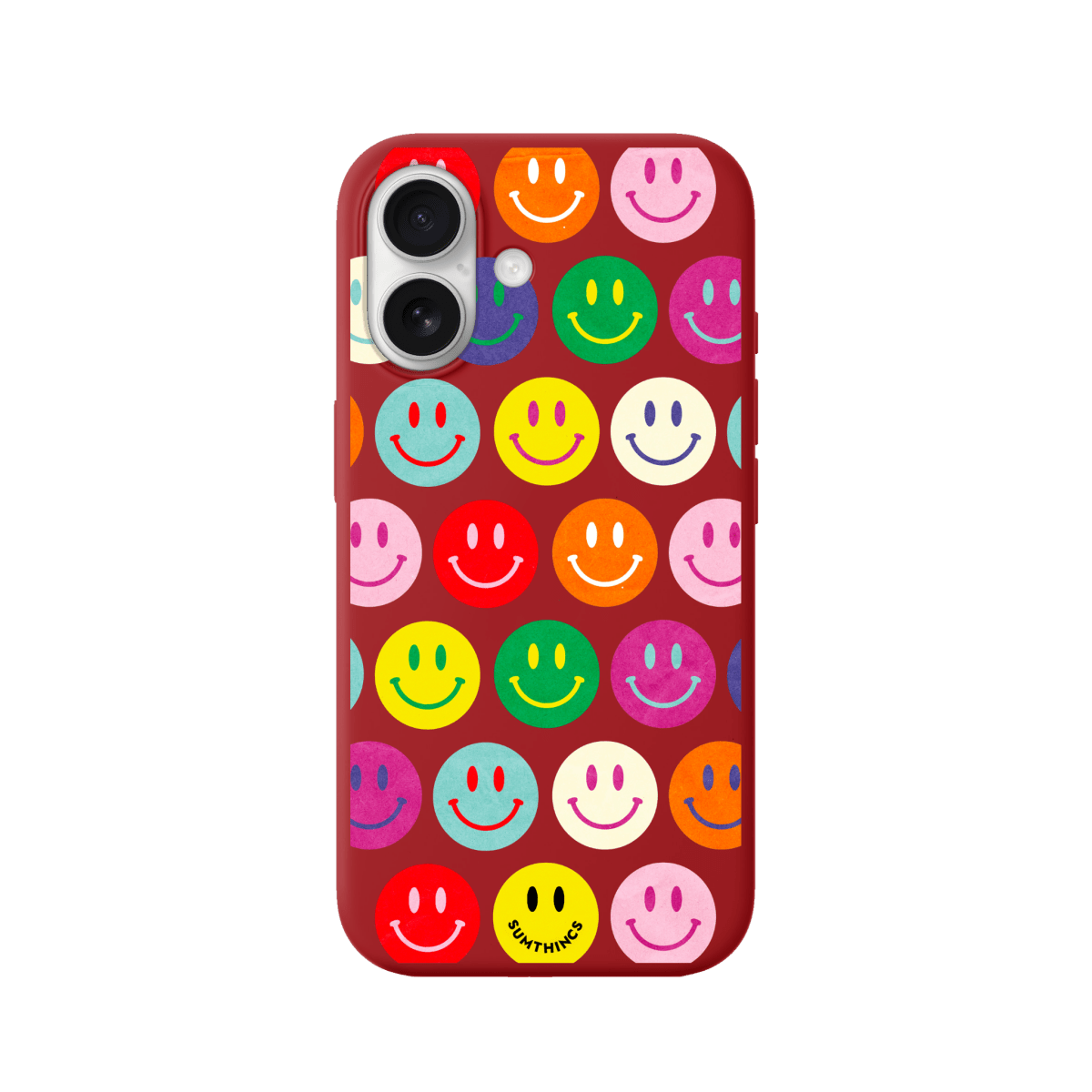 iPhone 17 Miles of Smiles Premium Telefon Kılıfı Kırmızı - SUMTHINCS