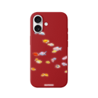 iPhone 17 Neon Fish Premium Telefon Kılıfı Kırmızı - SUMTHINCS