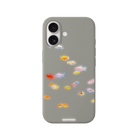 iPhone 17 Neon Fish Premium Telefon Kılıfı Gri - SUMTHINCS