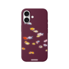 iPhone 17 Neon Fish Premium Telefon Kılıfı Bordo - SUMTHINCS
