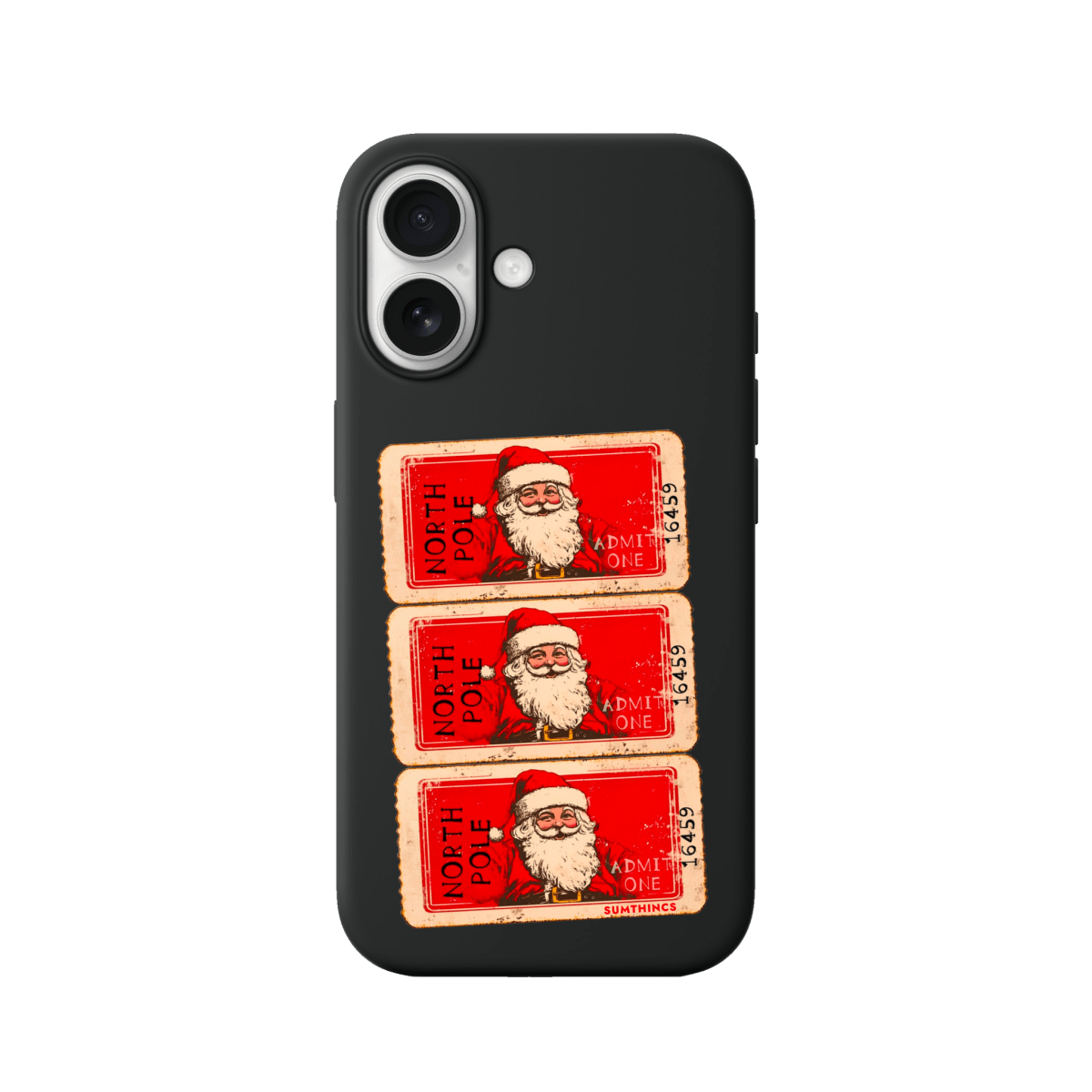 iPhone 17 Northpole Ticket Premium Telefon Kılıfı Siyah - SUMTHINCS