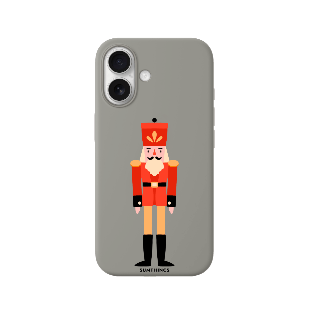 iPhone 17 Nutcracker Premium Telefon Kılıfı Gri - SUMTHINCS