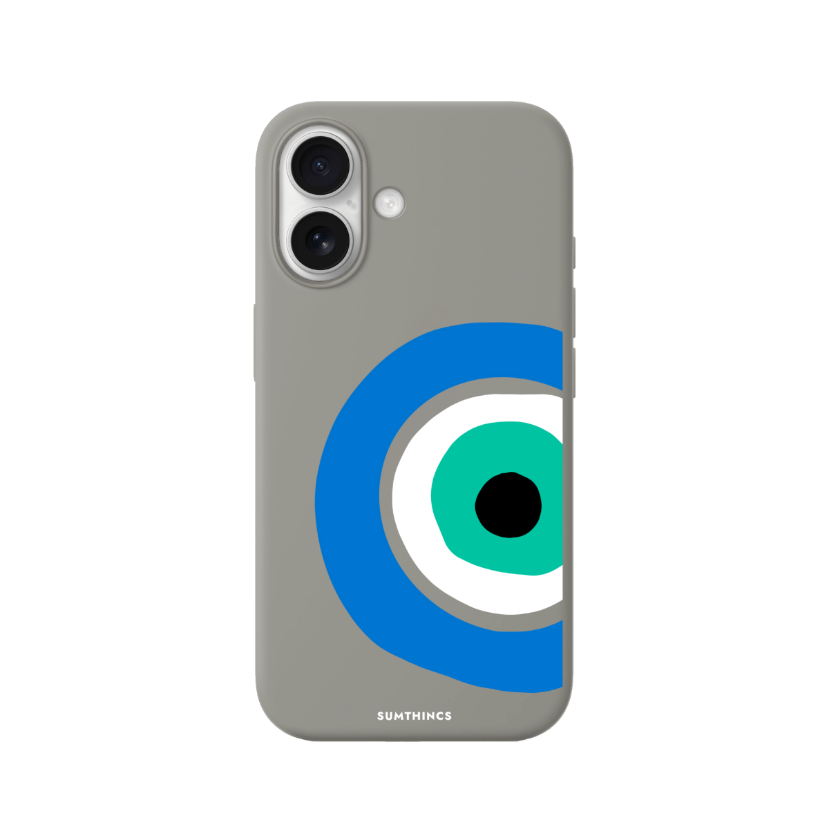 iPhone 17 Ocean Eye Premium Telefon Kılıfı Gri - SUMTHINCS