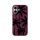 iPhone 17 Palm Trees Premium Telefon Kılıfı Bordo - SUMTHINCS