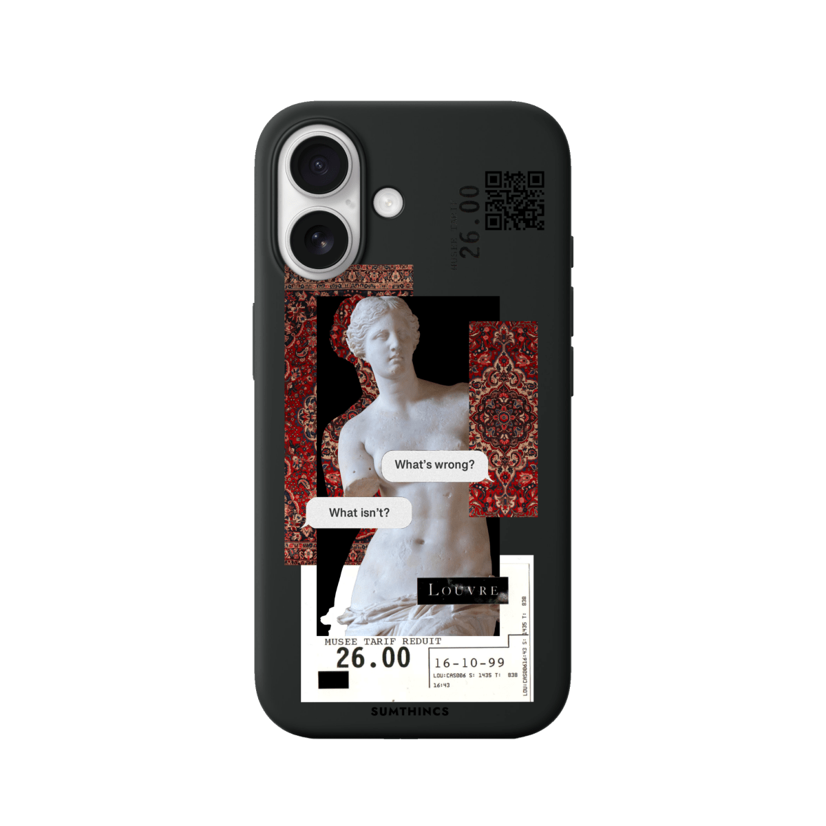 iPhone 17 PixelVenus Premium Telefon Kılıfı Siyah - SUMTHINCS