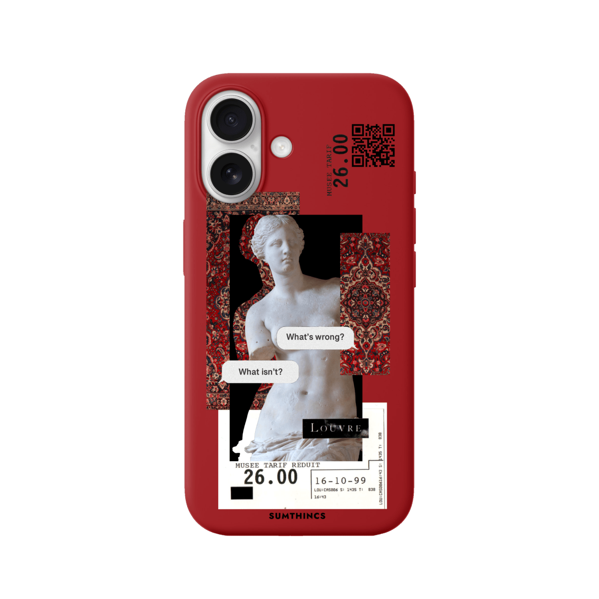 iPhone 17 PixelVenus Premium Telefon Kılıfı Kırmızı - SUMTHINCS