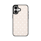 iPhone 17 Polka Dot Leather Deri Telefon Kılıfı Bej - SUMTHINCS