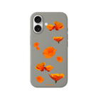 iPhone 17 Poppies Premium Telefon Kılıfı Gri - SUMTHINCS