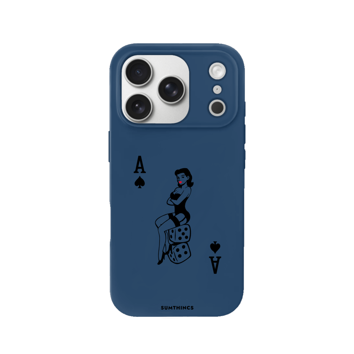 iPhone 17 Pro Ace Queen Premium Telefon Kılıfı Pasifik Mavi - SUMTHINCS