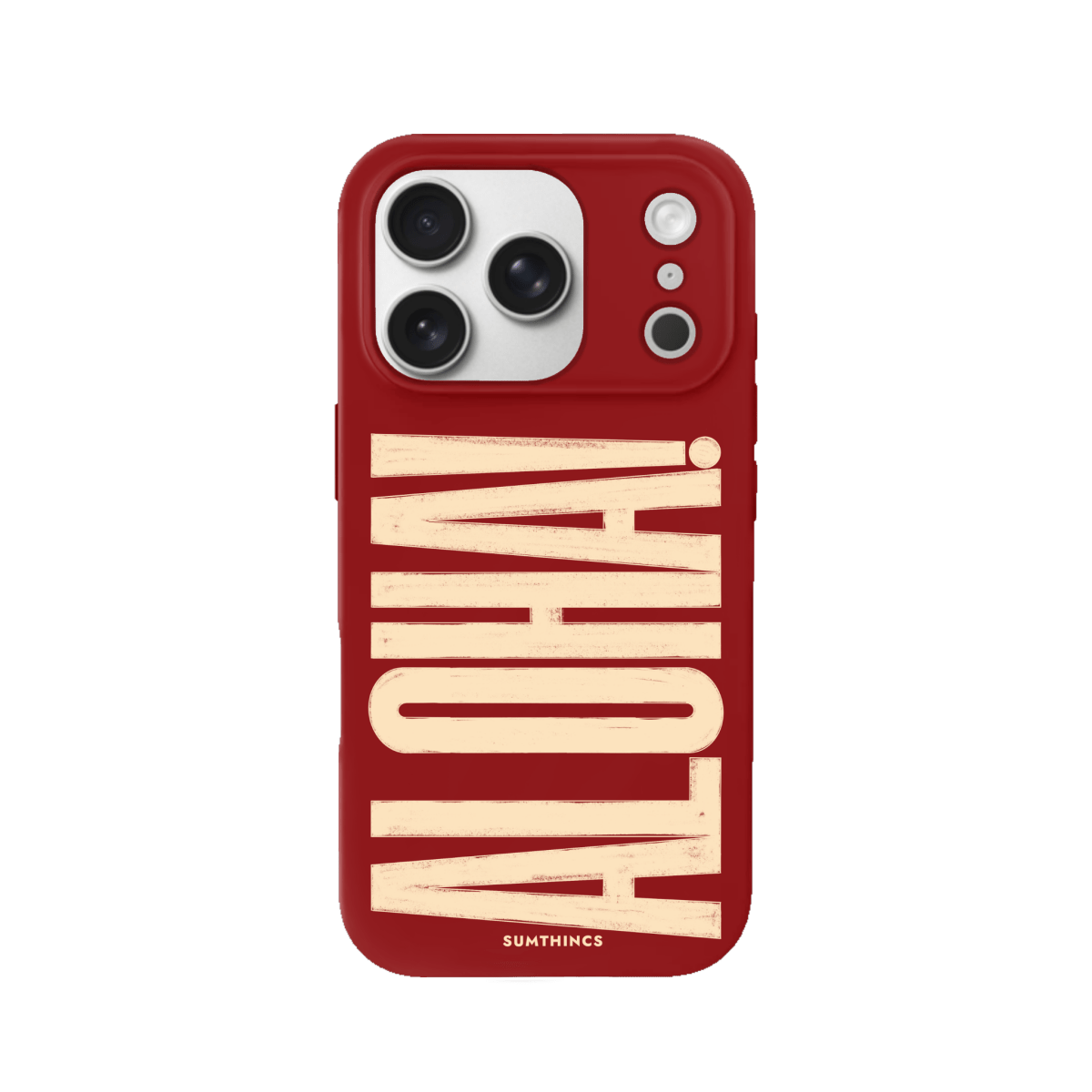 iPhone 17 Pro Aloha Premium Telefon Kılıfı Kırmızı - SUMTHINCS
