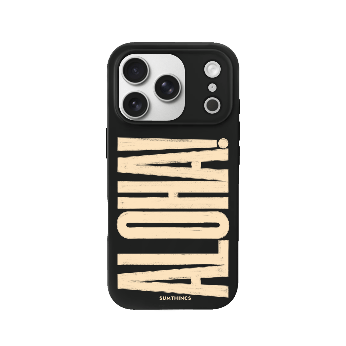 iPhone 17 Pro Aloha Premium Telefon Kılıfı Siyah - SUMTHINCS