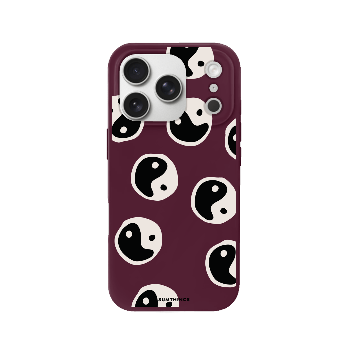 iPhone 17 Pro Balance Premium Telefon Kılıfı Bordo - SUMTHINCS