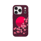 iPhone 17 Pro Cherry Blossom Dawn Premium Telefon Kılıfı Bordo - SUMTHINCS