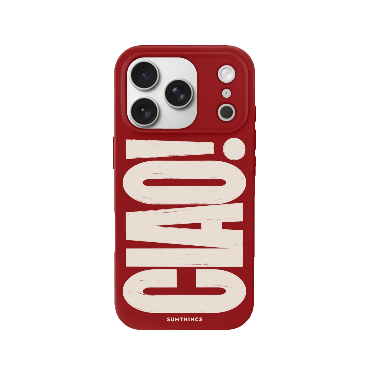 iPhone 17 Pro CIAO! Premium Telefon Kılıfı Kırmızı - SUMTHINCS