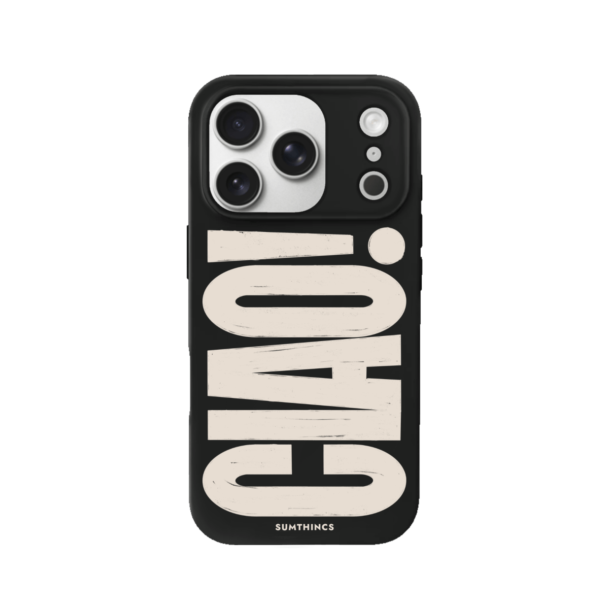 iPhone 17 Pro CIAO! Premium Telefon Kılıfı Siyah - SUMTHINCS