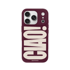 iPhone 17 Pro CIAO! Premium Telefon Kılıfı Bordo - SUMTHINCS