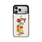 iPhone 17 Pro Crossroad Leather Vegan Deri Telefon Kılıfı Bej - SUMTHINCS