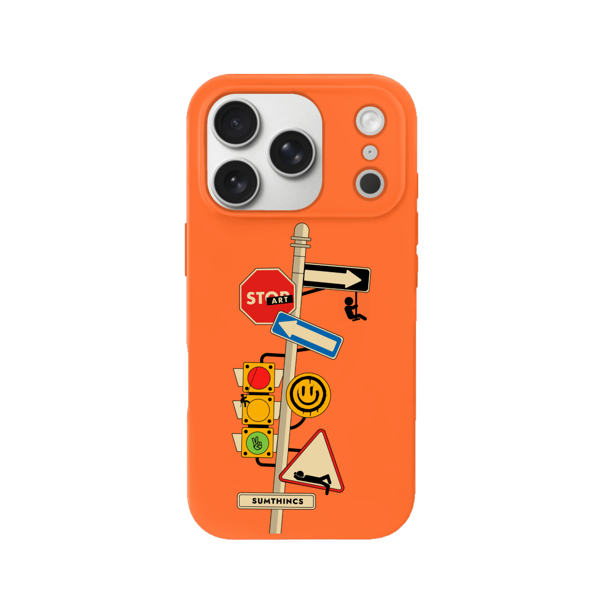 iPhone 17 Pro Crossroad Premium Telefon Kılıfı Turuncu - SUMTHINCS