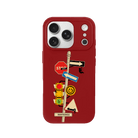 iPhone 17 Pro Crossroad Premium Telefon Kılıfı Kırmızı - SUMTHINCS