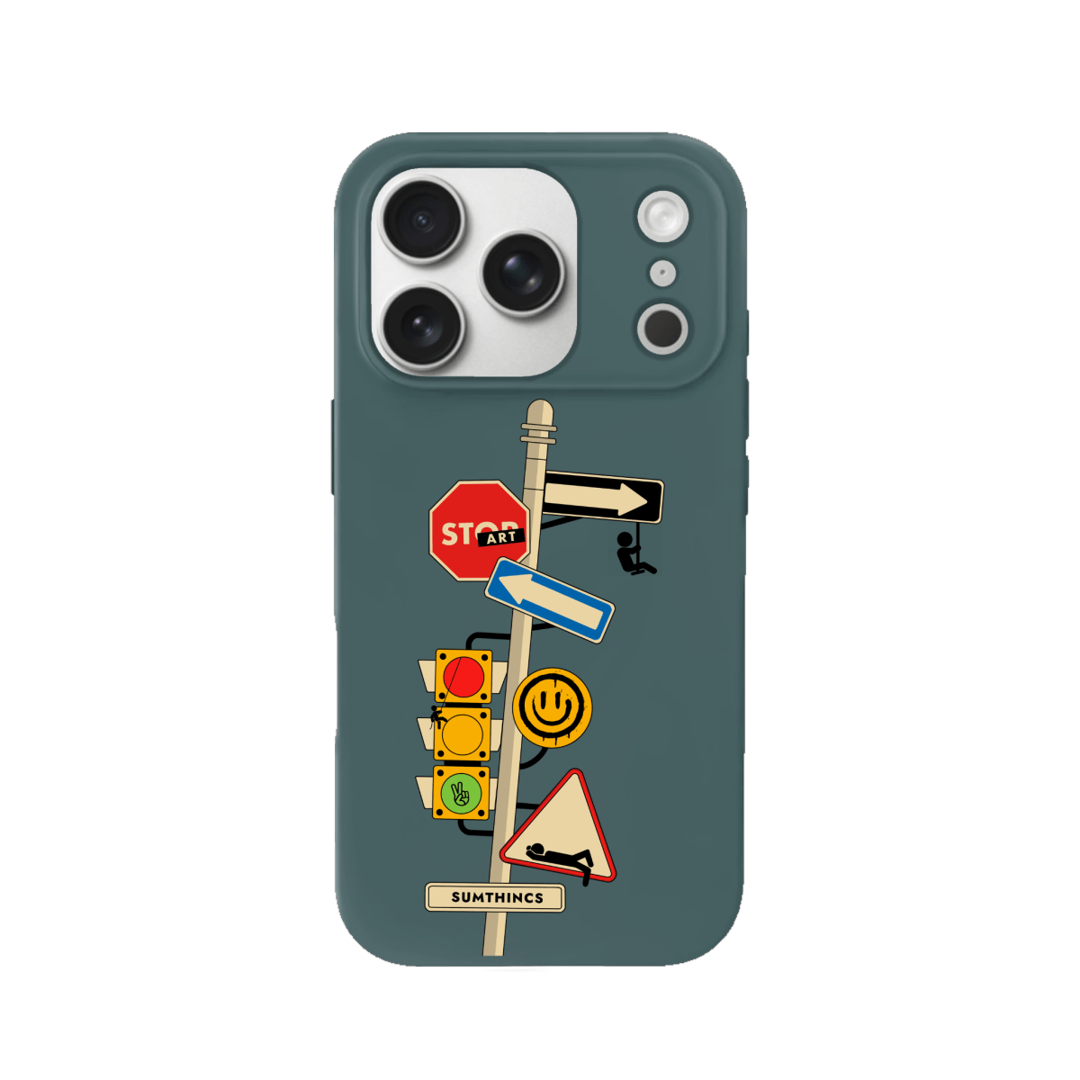 iPhone 17 Pro Crossroad Premium Telefon Kılıfı Kaktüs Yeşili - SUMTHINCS