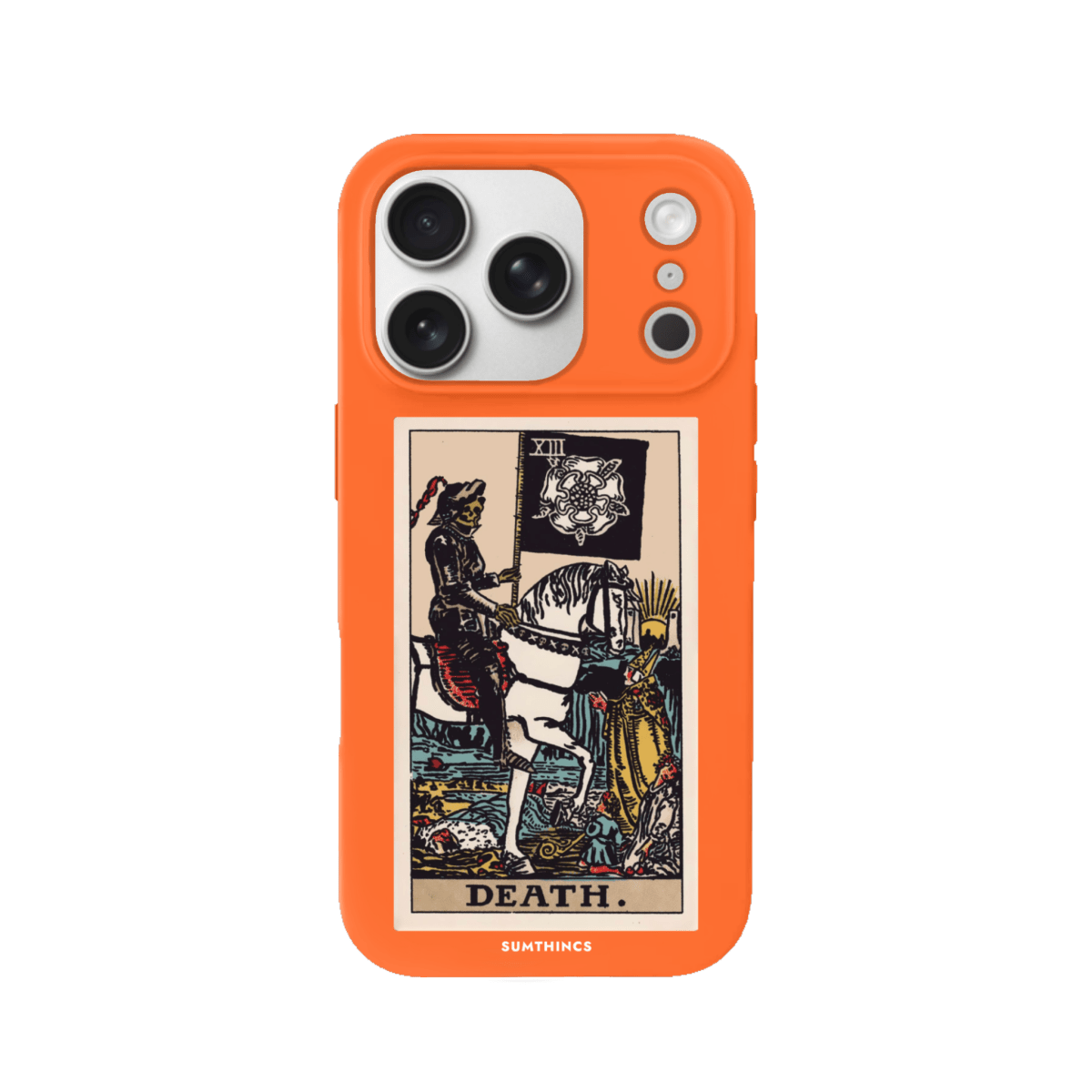 iPhone 17 Pro Death Premium Telefon Kılıfı Turuncu - SUMTHINCS