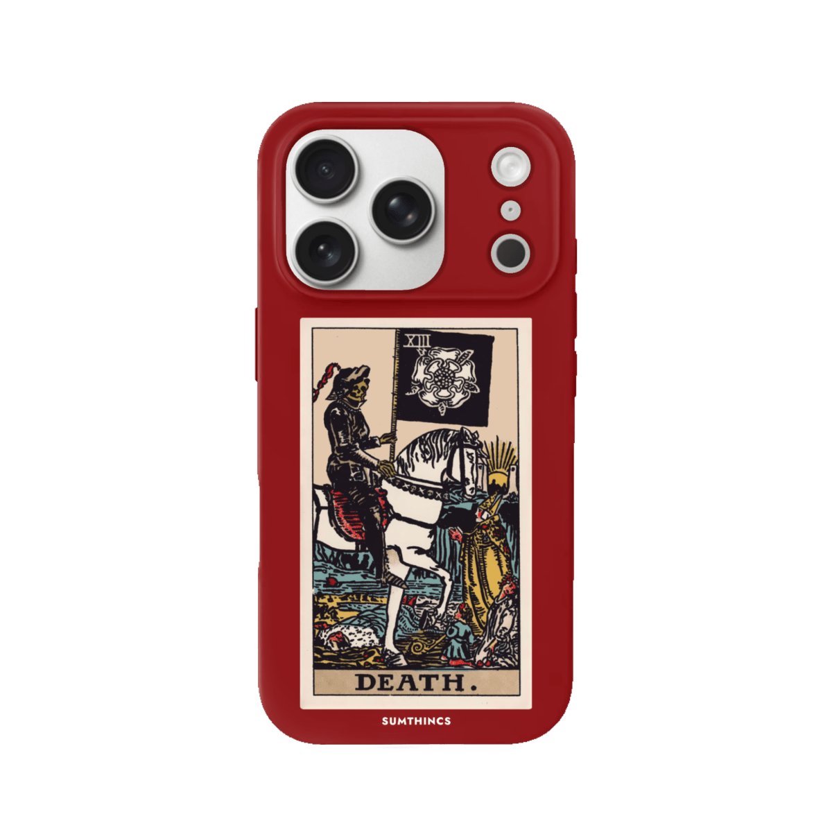 iPhone 17 Pro Death Premium Telefon Kılıfı Kırmızı - SUMTHINCS