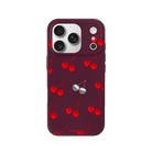 iPhone 17 Pro Disco Cherry Premium Telefon Kılıfı Bordo - SUMTHINCS