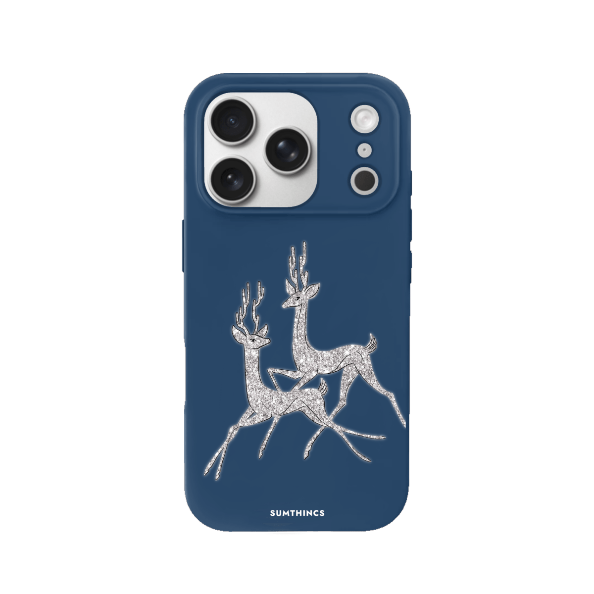 iPhone 17 Pro Disco Deers Premium Telefon Kılıfı Pasifik Mavi - SUMTHINCS