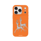 iPhone 17 Pro Disco Deers Premium Telefon Kılıfı Turuncu - SUMTHINCS