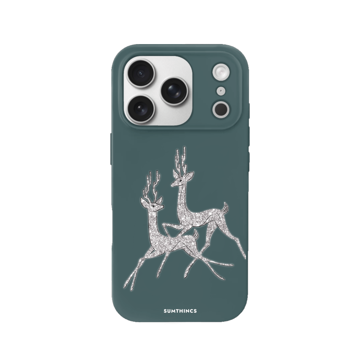 iPhone 17 Pro Disco Deers Premium Telefon Kılıfı Kaktüs Yeşili - SUMTHINCS