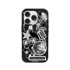 iPhone 17 Pro Disco Stickers Premium Telefon Kılıfı Siyah - SUMTHINCS