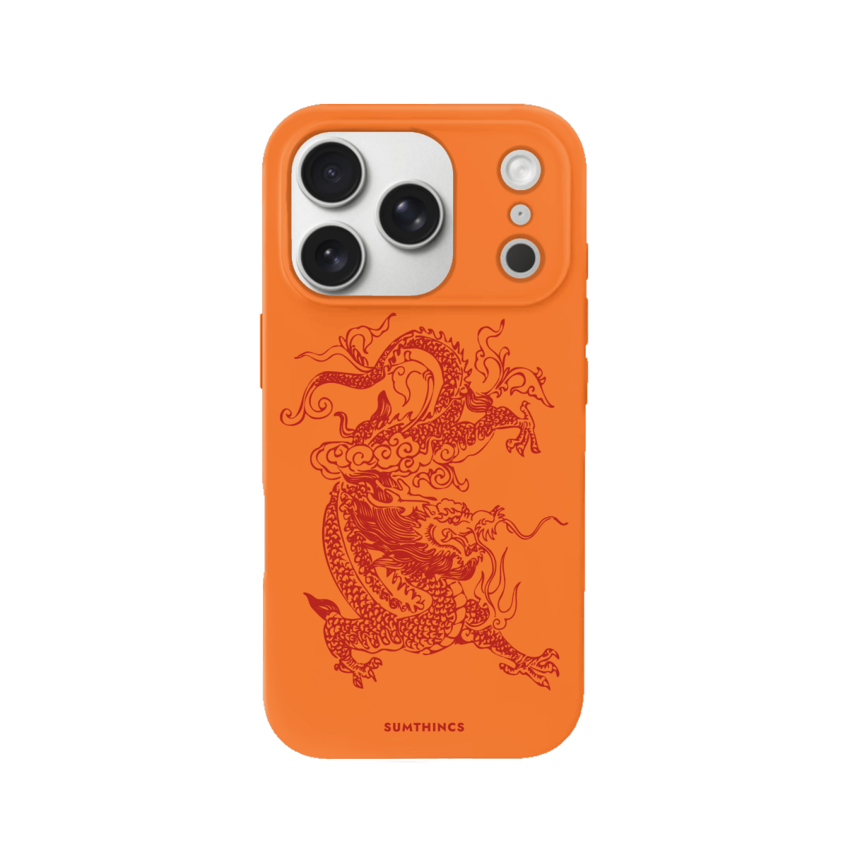 iPhone 17 Pro Dragon Premium Telefon Kılıfı Turuncu - SUMTHINCS