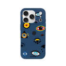iPhone 17 Pro Eye Stickers Premium Telefon Kılıfı Pasifik Mavi - SUMTHINCS