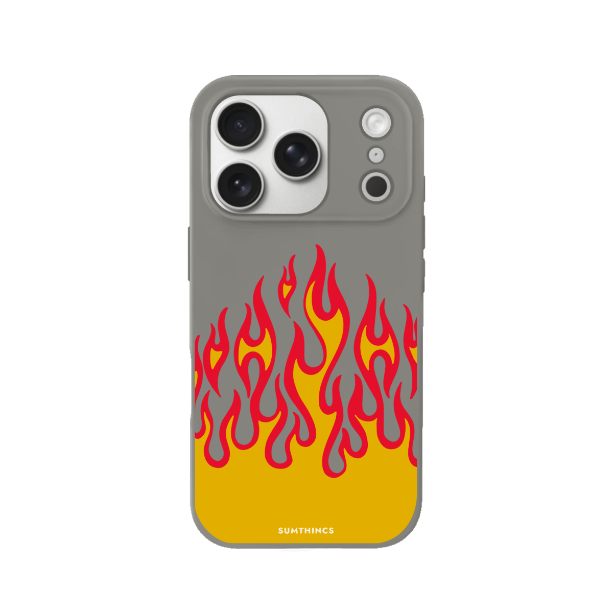 iPhone 17 Pro Flamme Premium Telefon Kılıfı Gri - SUMTHINCS