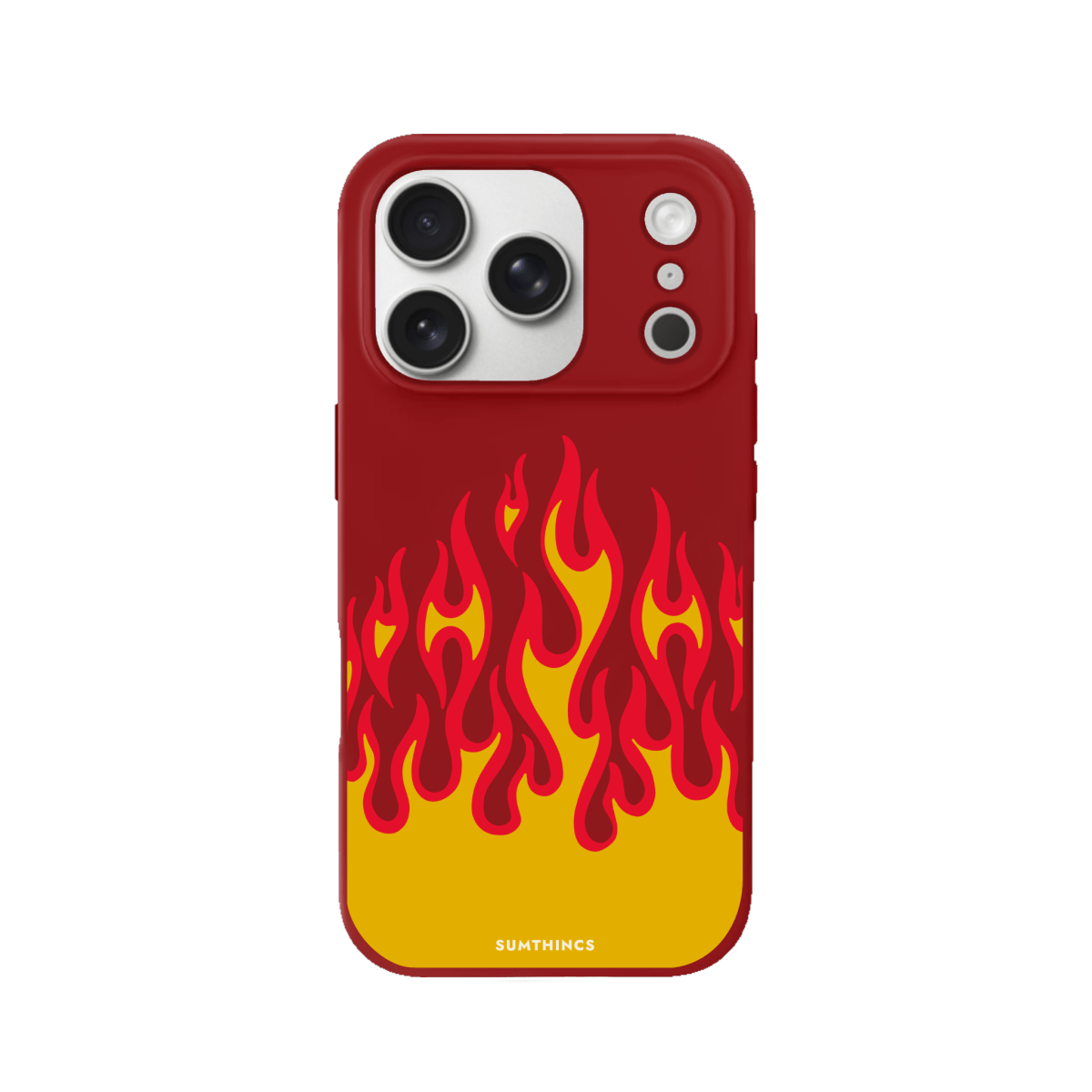 iPhone 17 Pro Flamme Premium Telefon Kılıfı Kırmızı - SUMTHINCS