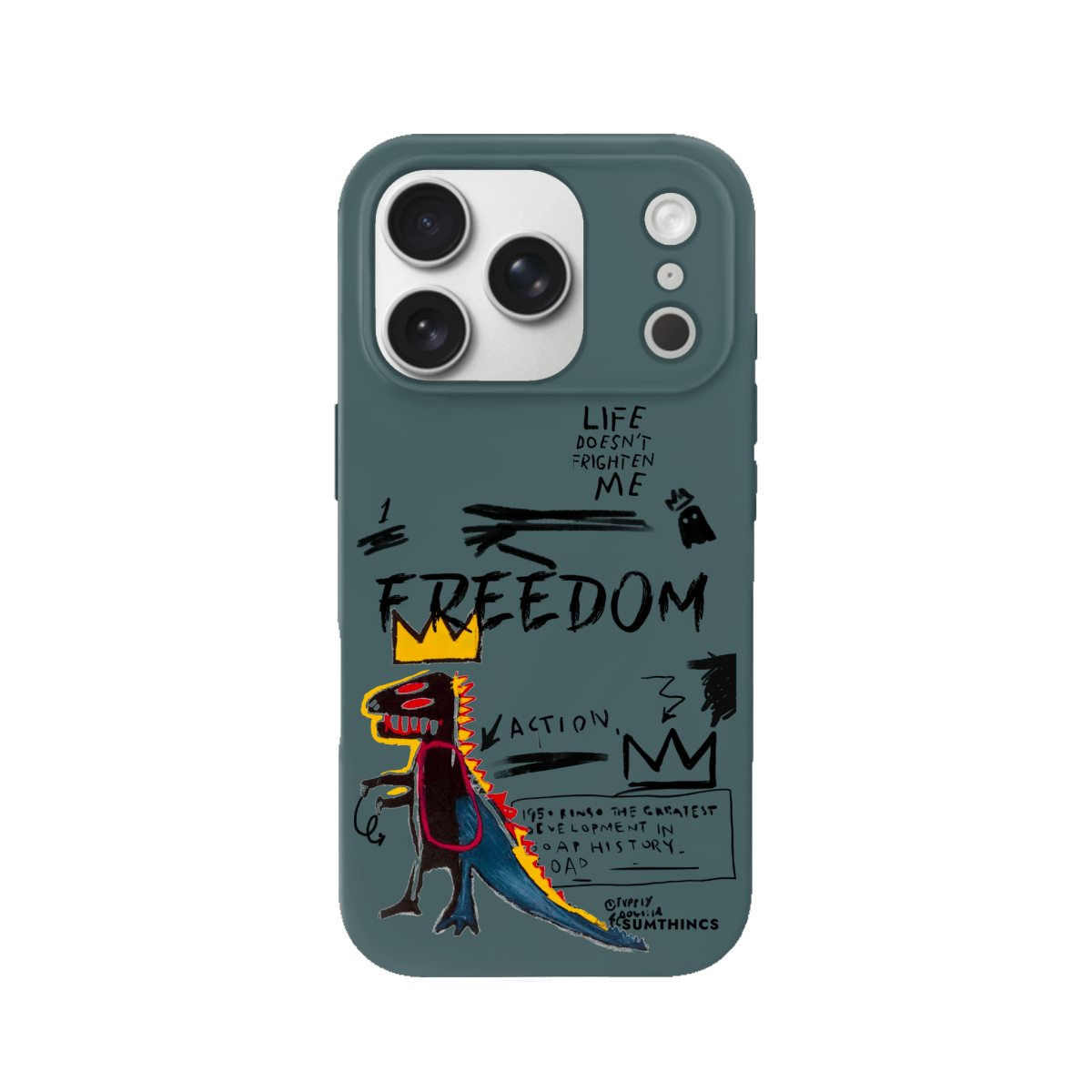 iPhone 17 Pro Freedom Premium Telefon Kılıfı Kaktüs Yeşili - SUMTHINCS