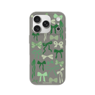 iPhone 17 Pro Green Garland Premium Telefon Kılıfı Gri - SUMTHINCS