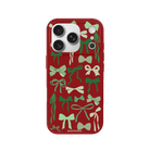 iPhone 17 Pro Green Garland Premium Telefon Kılıfı Kırmızı - SUMTHINCS